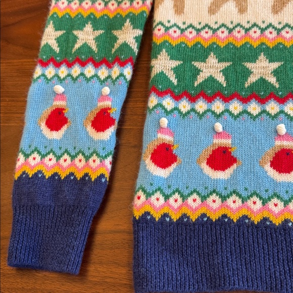 Boden Fair Isle Christmas sweater Sz S - Picture 6 of 8